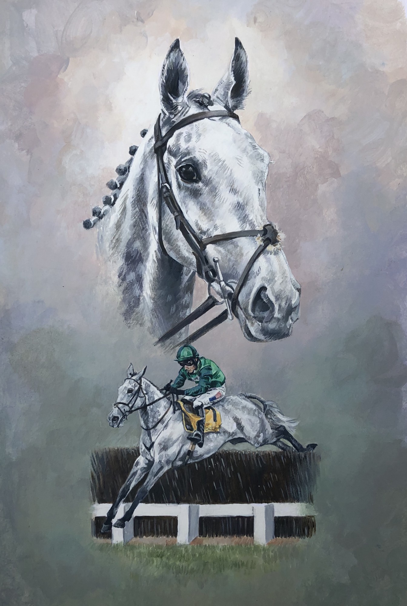 BRISTOL DE MAI - Horse Racing Painting
